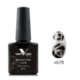 Rose Blooming Gel Nail Art Painting Flower V6 Nail Art Store for women
