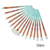 Professional Nylon Makeup Brushes Set