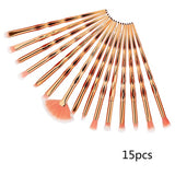 Professional Nylon Makeup Brushes Set