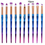Professional Nylon Makeup Brushes Set