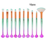 Professional Nylon Makeup Brushes Set