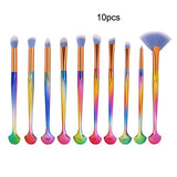 Professional Nylon Makeup Brushes Set