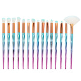 Professional Nylon Makeup Brushes Set
