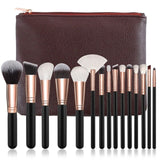15pcs Pink Makeup Brushes Set