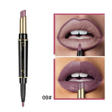 Pudaier Brand Nude Matte Lipstick Lip Liner Set makeup for women
