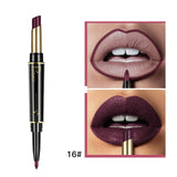 Pudaier Brand Nude Matte Lipstick Lip Liner Set makeup for women