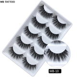 3D Mink Lashes HandMade Full Strip