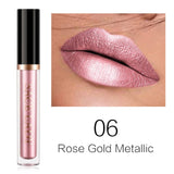 Lipstick Liquid Waterproof Metallic Lip