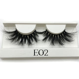 3D mink lashes extra length