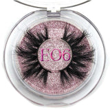 3D mink lashes extra length