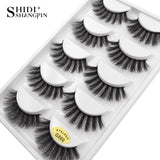 3D Lashes Natural Long Mink Eyelashes Cotton