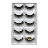 3D Lashes Natural Long Mink Eyelashes Cotton