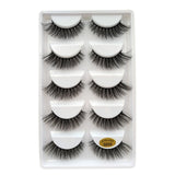 3D Lashes Natural Long Mink Eyelashes Cotton