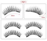 4pcs/pairs Magnetic Eyelashes 3D Soft Natural