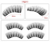 4pcs/pairs Magnetic Eyelashes 3D Soft Natural