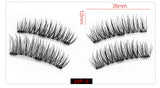4pcs/pairs Magnetic Eyelashes 3D Soft Natural