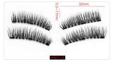 4pcs/pairs Magnetic Eyelashes 3D Soft Natural