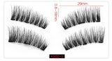 4pcs/pairs Magnetic Eyelashes 3D Soft Natural