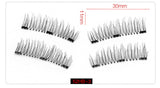 4pcs/pairs Magnetic Eyelashes 3D Soft Natural